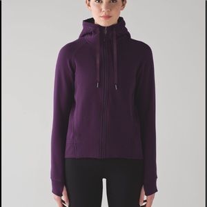 Lululemon  Fleece Please Hoodie sz 8 Purple EUC